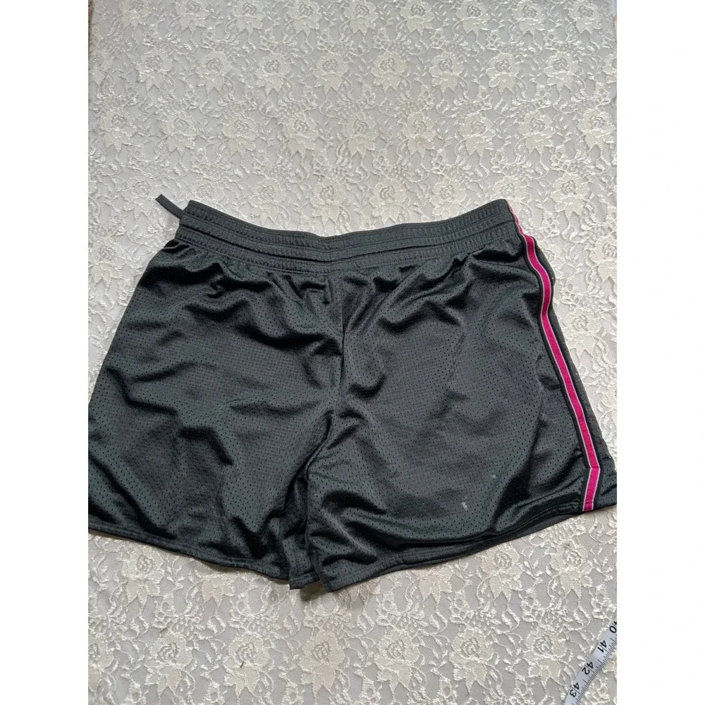 VTG Y2K Nike Dri-FIT Mesh Athletic Shorts Gray Pink M Gorpcore Gym Running 2000s